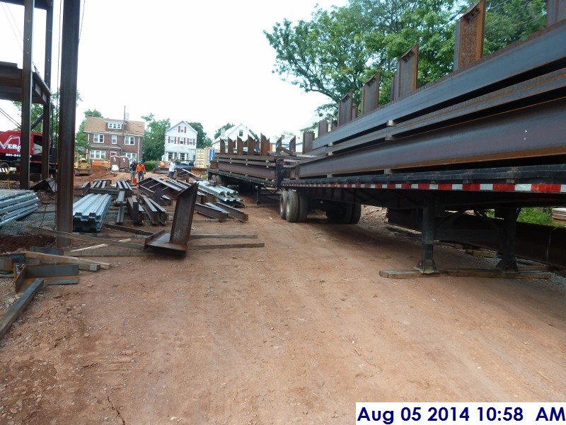 Truckloads of steel Facing West (800x600)
